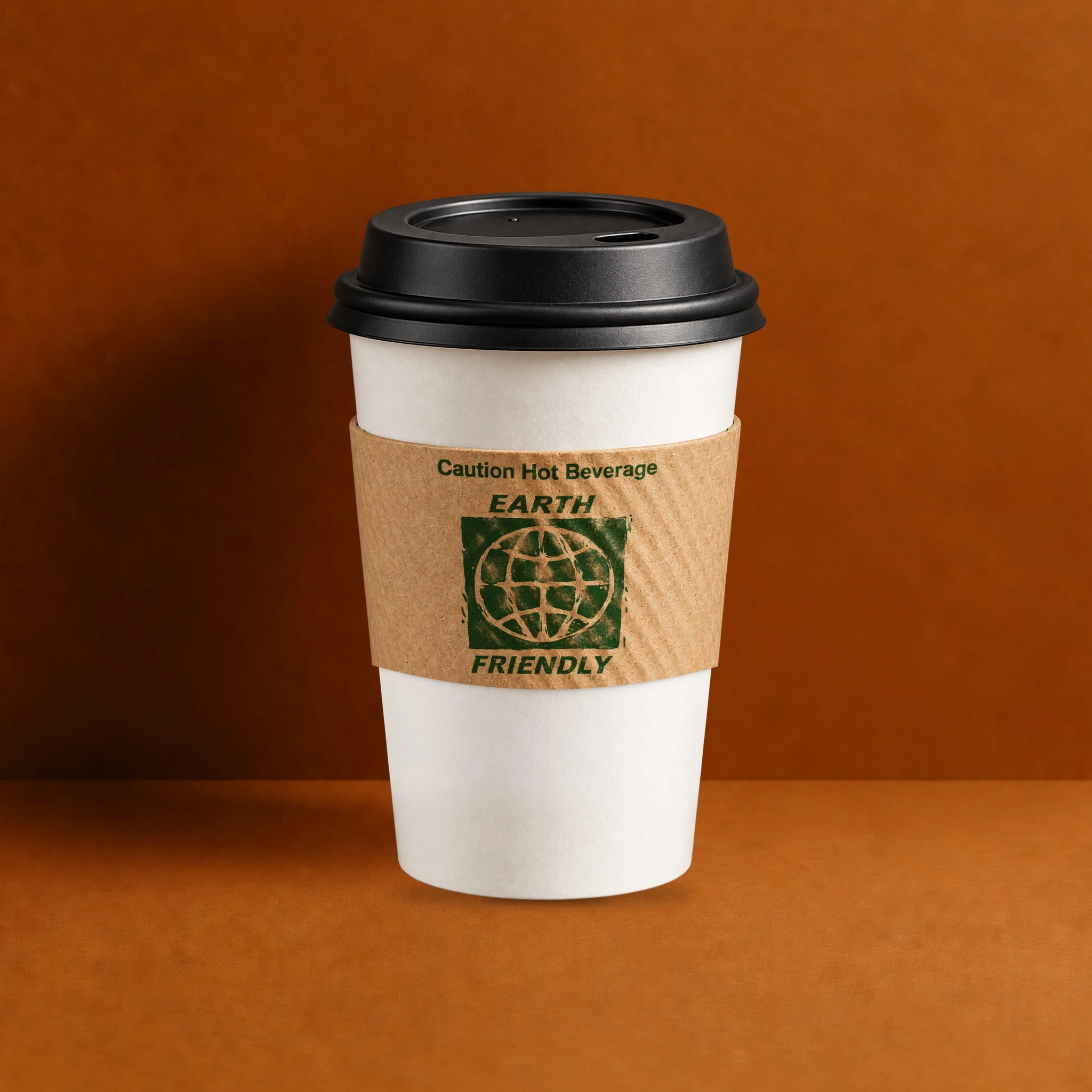 Eco II Large Natural Earth Java Jacket coffee sleeve