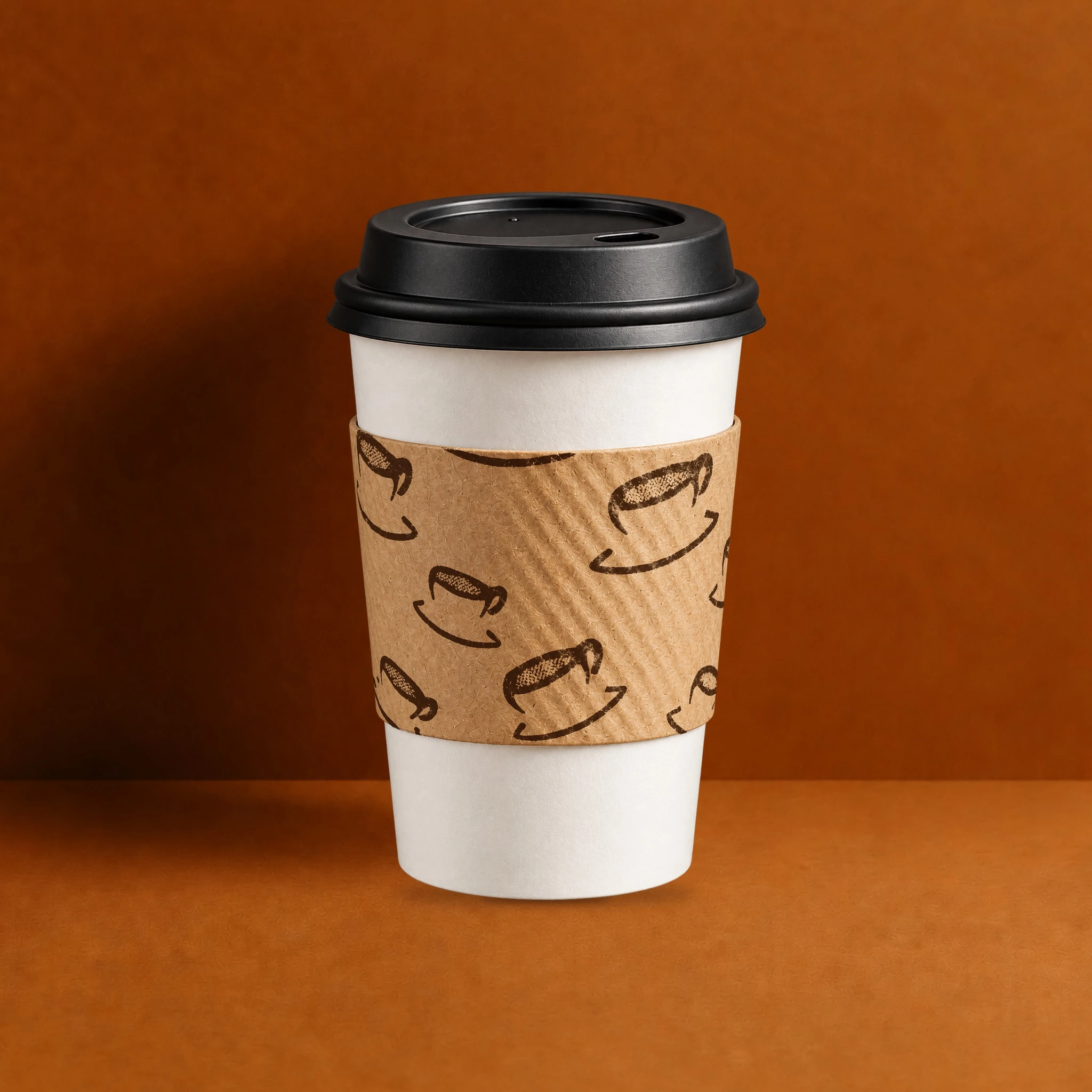 Original Large Natural Scatter Java Jacket coffee sleeve