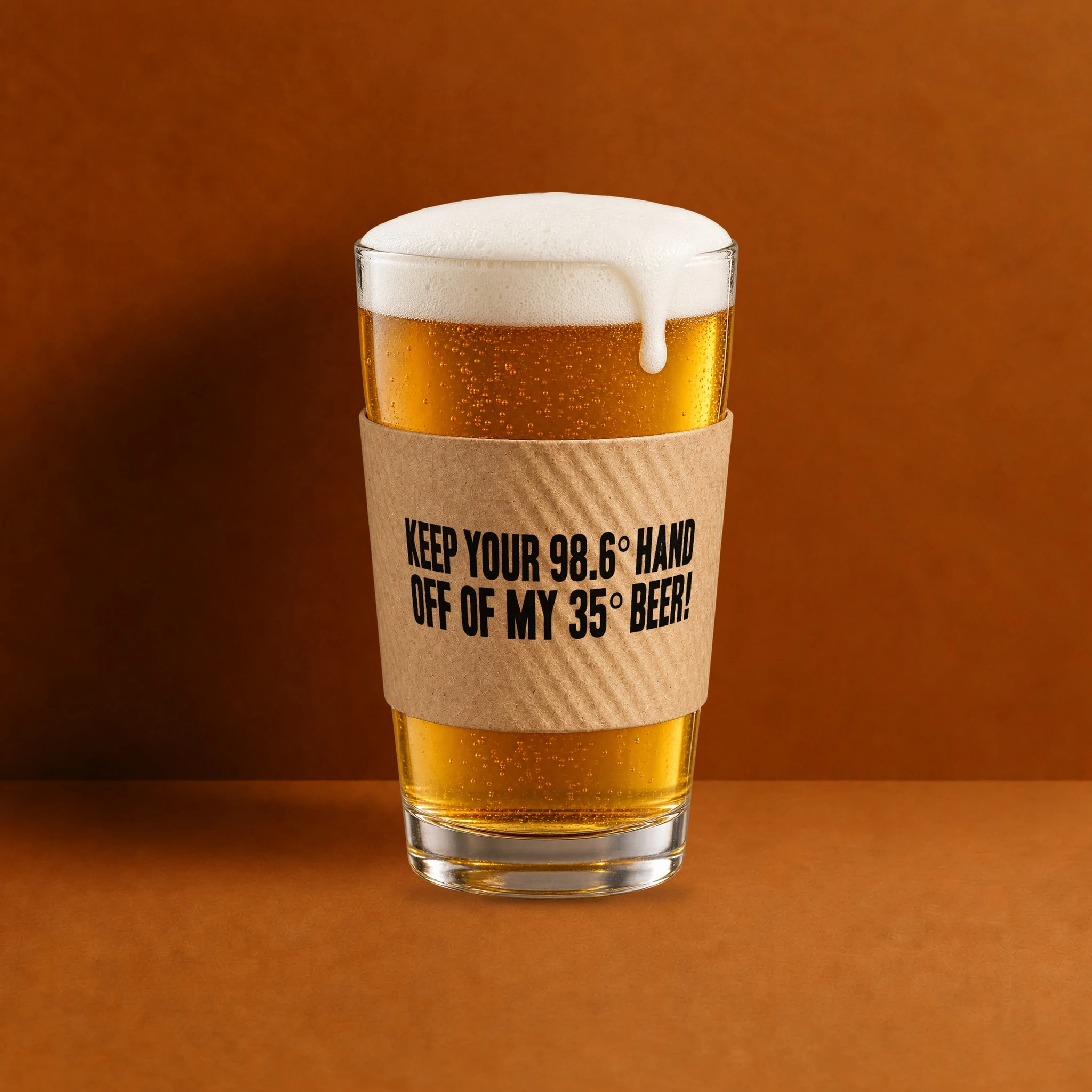 Pint Natural Java Jacket coffee sleeve